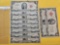 Ten Red Seal Two Dollar Federal Reserve Notes