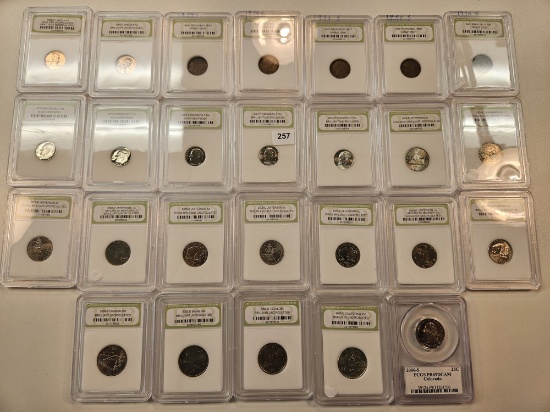 PCGS 2006-S Proof Washington Statehood Quarter in PR-69 Deep Cameo and Twenty-six INB Slabbed US ...
