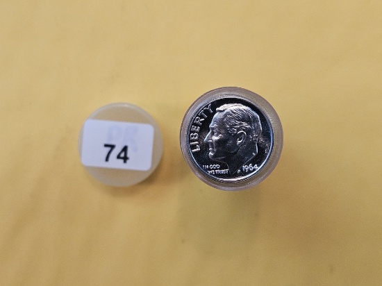 One Roll of Mixed Date Proof Silver Roosevelt Dimes