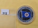 One Troy Ounce .999 Silver Proof Art Round