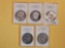 Five mixed Choice Eisenhower Dollars