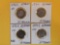 Four better date German 10 and 20 pfennigs
