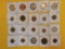 Twenty mixed World coins