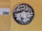 One Troy ounce .999 fine silver proof art round