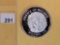 One Troy ounce .999 fine silver proof art round