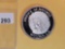 One Troy ounce .999 fine silver proof art round
