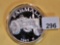 One Troy ounce .999 fine silver proof art round