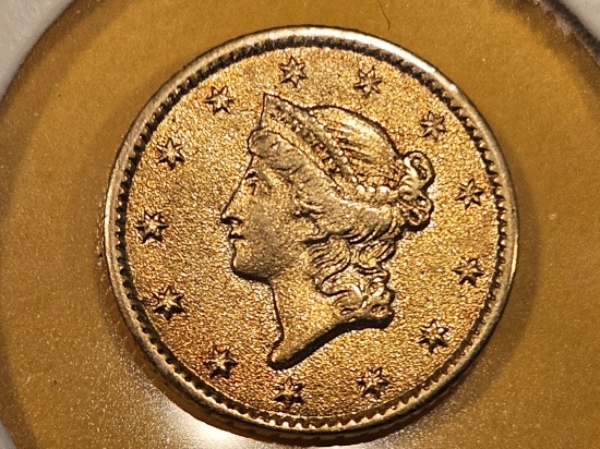 GOLD! 1849 Gold Dollar