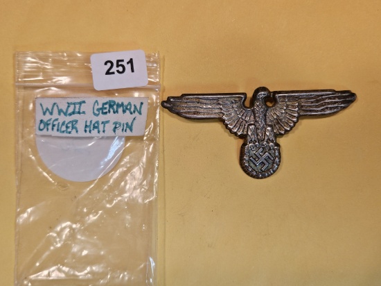 WWII German Officer Hat Pin