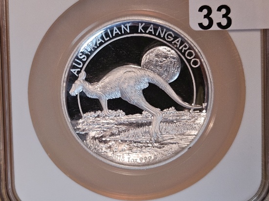 PERFECT! NGC 2015-P Australia silver Dollar in Proof 70 Ultra Cameo