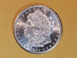 ** KEY DATE ** 1884-CC Morgan Silver Dollar in Very Choice Brilliant Uncirculated