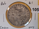 ** KEY DATE ** 1878-CC Morgan Silver Dollar in Very Fine