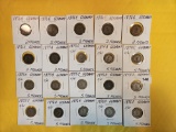 Twenty, nice, mixed German coins