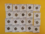 Twenty, nice, mixed German coins