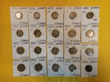 Twenty, nice, mixed German coins
