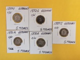 Five better German 5 pfennigs