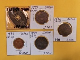 Five little better coins from Japan