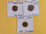 Three more nicer Italy and Italian States coins