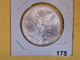 GEM Brilliant Uncirculated 2023 Mexico silver Onza