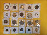 Twenty mixed World coins