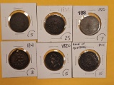Six older Canadian Bank Tokens