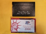 1996 and 2000 US SILVER Proof Sets