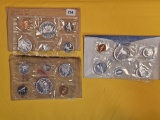 Three Canadian Silver Prooflike Sets