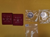 Two Canadian and Two Russian coin
