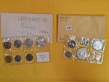 1966 Bahamas and 1971 Panama Coin Sets