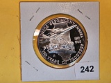 GEM Proof Deep Cameo 1968 Illinois Silver Medal