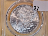 PCGS 1898 Morgan Dollar in Mint State 64