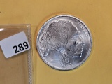 One Troy ounce .999 fine silver art round