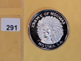 One Troy ounce .999 fine silver proof art round