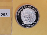 One Troy ounce .999 fine silver proof art round