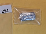Twenty gram .999 fine silver art bar