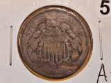 1867 Two Cent piece