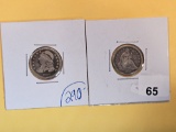 1837 and 1838 Silver Dimes