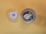 Little more than a half-ROLL of Proof Deep Cameo SILVER Washington Quarters