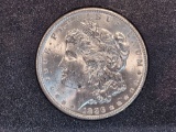 * SCARCE! GSA Choice Brilliant Uncirculated 1886 Morgan Dollar