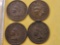1900, 1903, 1905 and 1906 Indian Head Cents
