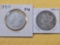 Two Better Date Morgan Silver Dollars