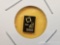 GOLD! Valcambi One Gram .9999 fine Gold Bar