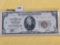 Series 1929 Brown Seal Twenty Dollar National Currency Note in Very Fine plus