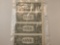 Series 1985 Uncut Sheet of One Dollar Federal Reserve Notes