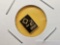 GOLD! Valcambi One Gram .9999 fine Gold Bar