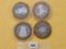 Four Mixed Ten Dollar .999 Fine Silver center Casino Gaming Tokens
