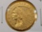GOLD! Choice Brilliant AU-BU 1910 Indian Head Five Dollar Gold