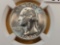 NGC 1954-S Washington Silver Quarter in Mint State 65