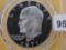 PCGS 1971-S Eisenhower Silver Dollar in Proof 69 Deep Cameo