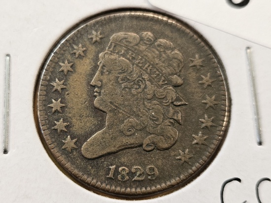 1829 Classic Head Half Cent